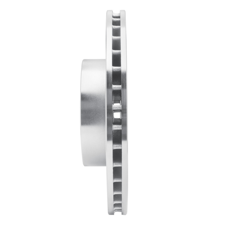 Ford Crown Victoria Brake Rotor (1) - Front Left - R1 Concepts - Drilled & Slotted - Silver - `98-`02